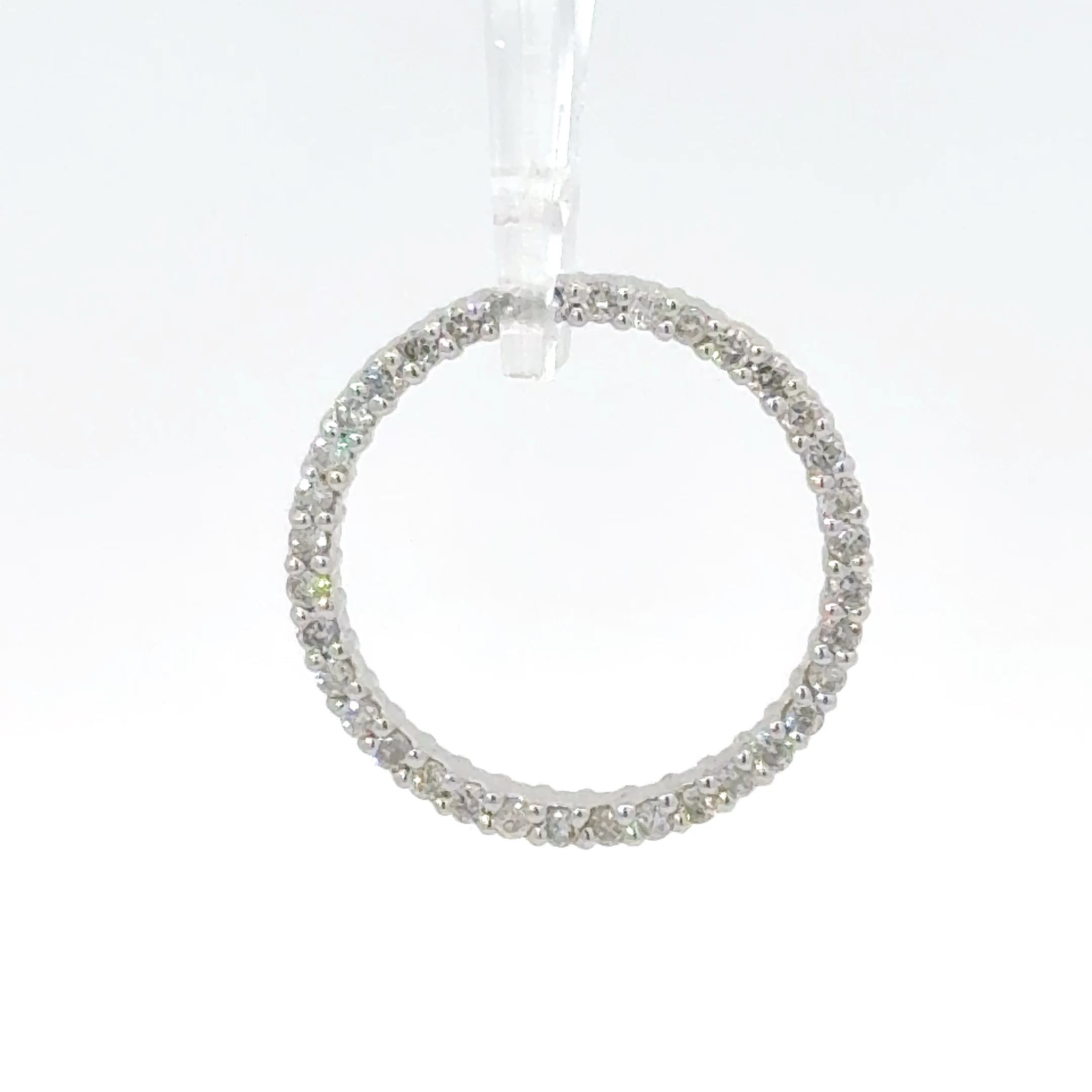 Timeless Elegance in a Circle Pendant